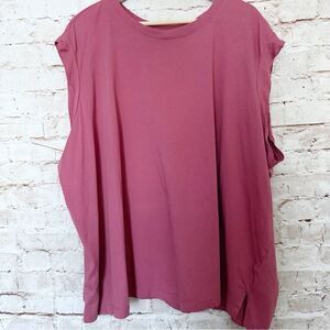 Torrid relaxed fit muscle t shirt sleeveless